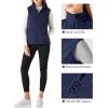 imageOutdoor Ventures Womens Polar Fleece Zip Vest Outerwear with PocketsWarm Sleeveless Coat Vest for Fall ampamp WinterTrue Navy