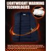 imageOutdoor Ventures Womens Lightweight Puffer Vest Outerwear Zip Up Warm Sleeveless Winter Jacket Padded Gilet Quilted CoatBlue