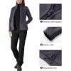 imageOutdoor Ventures Womens Lightweight Warm Zip Up LongSleeve Soft Polar Fleece Jacket for Fall WinterDark Grey