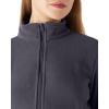 imageOutdoor Ventures Womens Lightweight Warm Zip Up LongSleeve Soft Polar Fleece Jacket for Fall WinterDark Grey