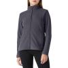 imageOutdoor Ventures Womens Lightweight Warm Zip Up LongSleeve Soft Polar Fleece Jacket for Fall WinterDark Grey