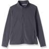 imageOutdoor Ventures Womens Lightweight Warm Zip Up LongSleeve Soft Polar Fleece Jacket for Fall WinterDark Grey