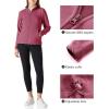 imageOutdoor Ventures Womens Lightweight Warm Zip Up LongSleeve Soft Polar Fleece Jacket for Fall WinterDusty Rose