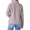 imageOutdoor Ventures Womens Lightweight Warm Zip Up LongSleeve Soft Polar Fleece Jacket for Fall WinterPinkish Gray