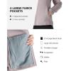 imageOutdoor Ventures Womens Lightweight Warm Zip Up LongSleeve Soft Polar Fleece Jacket for Fall WinterPinkish Gray
