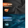 imageOutdoor Ventures Womens Softshell Jacket with Hood Fleece Lined Warm Lightweight Waterproof Insulated WindbreakerBlue