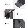 imageOutdoor Ventures Womens Maryan Hooded Ultra Lightweight Warm Thermolite Long Puffer CoatDark Greyavg36 Long Length