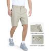 imageOutdoor Ventures Mens Hiking Pants Lightweight Quick Dry Convertible Pants Stretch ZipOff Cargo Pants for Travel FishingBeige
