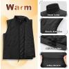 imageOutdoor Ventures Mens Casual Outerwear Vest Lightweight Winter Zip Up Sleeveless Jacket for Hiking Travel Golf RunningBlack