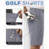 imageOutdoor Ventures Mens Golf Shorts 11quot Inseam ClassicFit Flat Front Stretch Casual Shorts with Pockets Summer Hiking TravelIce Grey