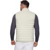 imageOutdoor Ventures Mens Lightweight Puffer Vest Outerwear Warm Quilted Sleeveless Packable Winter Jacket for Hiking RunningBeige