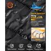 imageOutdoor Ventures Mens Lightweight Puffer Vest Outerwear Warm Quilted Sleeveless Packable Winter Jacket for Hiking RunningBlack