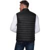 imageOutdoor Ventures Mens Lightweight Puffer Vest Outerwear Warm Quilted Sleeveless Packable Winter Jacket for Hiking RunningBlack
