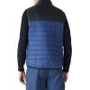 imageOutdoor Ventures Mens Lightweight Puffer Vest Outerwear Warm Quilted Sleeveless Packable Winter Jacket for Hiking RunningBlackBlue