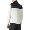 imageOutdoor Ventures Mens Lightweight Puffer Vest Outerwear Warm Quilted Sleeveless Packable Winter Jacket for Hiking RunningBlackWhite