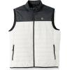 imageOutdoor Ventures Mens Lightweight Puffer Vest Outerwear Warm Quilted Sleeveless Packable Winter Jacket for Hiking RunningBlackWhite