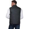 imageOutdoor Ventures Mens Lightweight Puffer Vest Outerwear Warm Quilted Sleeveless Packable Winter Jacket for Hiking RunningDark Grey