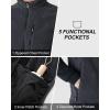 imageOutdoor Ventures Mens FullZip Lightweight Polar Fleece Vest Outerwear with 5 Pockets Warm Winter Sleeveless Jacket CasualSherpa Grey