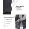 imageOutdoor Ventures Mens FullZip Polar Fleece Vest Outerwear Lightweight Warm Casual Sleeveless Jacket for Fall ampamp WinterCharcoal