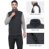 imageOutdoor Ventures Mens FullZip Polar Fleece Vest Outerwear Lightweight Warm Casual Sleeveless Jacket for Fall ampamp WinterCharcoal