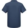 imageOutdoor Ventures Mens Lightweight Short Sleeve Fishing Shirt UPF 50 Button Down Quick Dry Cooling Hiking Travel Safari ShirtNavy