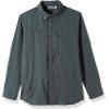 imageOutdoor Ventures Mens Long Sleeve Hiking Shirt UPF 50 UV Sun Protection Shirt Cooling Quick Dry for Travel Fishing SafariGrey