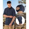imageOutdoor Ventures Mens Long Sleeve Hiking Shirt UPF 50 UV Sun Protection Shirt Cooling Quick Dry for Travel Fishing SafariNavy