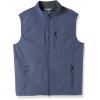 imageOutdoor Ventures Mens Running Vest Outerwear Lightweight Windproof FleeceLined Softshell Sleeveless Jacket for GolfNavy Heather7 Pockets