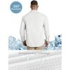 imageOutdoor Ventures Mens UPF 50 UV Sun Protection Shirt Long Sleeve Hiking Fishing Shirt Cooling Quick Dry for Safari TravelWhite