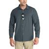 imageOutdoor Ventures Mens UPF 50 UV Sun Protection SPF Hiking Shirt Long Sleeve Lightweight Quick Dry for Safari Travel FishingGrey