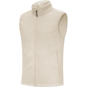 imageOutdoor Ventures Mens FullZip Polar Fleece Vest Outerwear Lightweight Warm Casual Sleeveless Jacket for Fall ampamp WinterMoonlight