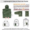 imageOutdoor Ventures Mens Lightweight Packable Hooded Puffer Jacket Insulated Winter Coat for Snow Ski TravelingArmy Greenfold in Pocket
