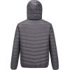 imageOutdoor Ventures Mens Lightweight Packable Hooded Puffer Jacket Insulated Winter Coat for Snow Ski TravelingGreyfold in Pocket