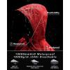 imageOutdoor Ventures Mens Packable Rain Jacket Waterproof Lightweight Raincoat with Hood Windproof Cycling JacketsBright Red