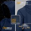 imageOutdoor Ventures Mens Rain Jacket Waterproof Lightweight Packable Rain Pullover for Hiking Golf RunningNavy Blue