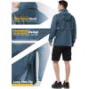 imageOutdoor Ventures Mens Rain Jacket Waterproof Lightweight Packable Rain Pullover for Hiking Golf RunningRoyal Blue