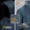 imageOutdoor Ventures Mens Rain Jacket Waterproof Lightweight Packable Rain Pullover for Hiking Golf RunningRoyal Blue