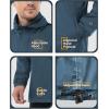 imageOutdoor Ventures Mens Rain Jacket Waterproof Lightweight Packable Rain Pullover for Hiking Golf RunningRoyal Blue