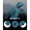 imageOutdoor Ventures Mens Rain Jacket Waterproof Lightweight Packable Rain Shell Raincoat with Hood for Golf Hiking TravelCadet Blue