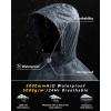 imageOutdoor Ventures Mens Rain Jacket Waterproof Lightweight Packable Rain Shell Raincoat with Hood for Golf Hiking TravelLight Gray