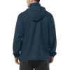 imageOutdoor Ventures Mens Rain Jacket Waterproof Lightweight Packable Rain Shell Raincoat with Hood for Golf Hiking TravelSteel Blue