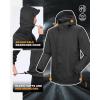 imageOutdoor Ventures Packable Rain Suit for Men Lightweight Waterproof Breathable Rain Gear for golf Rain Jacket PantsBlack
