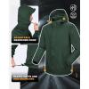 imageOutdoor Ventures Packable Rain Suit for Men Lightweight Waterproof Breathable Rain Gear for golf Rain Jacket PantsGreen