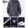imageOutdoor Ventures Packable Rain Suit for Men Lightweight Waterproof Breathable Rain Gear for golf Rain Jacket PantsGrey