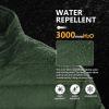 imageOutdoor Ventures Mens Lightweight Packable Puffer Winter Jacket Insulated Puffy Coat for Snow Ski Hiking TravelArmy Greenfold in Bag