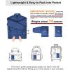 imageOutdoor Ventures Mens Lightweight Packable Puffer Winter Jacket Insulated Puffy Coat for Snow Ski Hiking TravelCollegiate Navyfold in Pocket