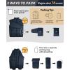 imageOutdoor Ventures Mens Lightweight Packable Puffer Winter Jacket Insulated Puffy Coat for Snow Ski Hiking TravelDark Denimfold in Pocket Or Bag