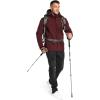 imageOutdoor Ventures Mens Lightweight Softshell Jacket Fleece Lined Hooded Water Resistant Winter Hiking Windbreaker JacketsDark Redremovable Hood