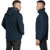 imageOutdoor Ventures Mens Lightweight Softshell Jacket Fleece Lined Hooded Water Resistant Winter Hiking Windbreaker JacketsLoyal Blueremovable Hood