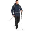 imageOutdoor Ventures Mens Lightweight Softshell Jacket Fleece Lined Hooded Water Resistant Winter Hiking Windbreaker JacketsMidnight Blue Heatherremovable Hood